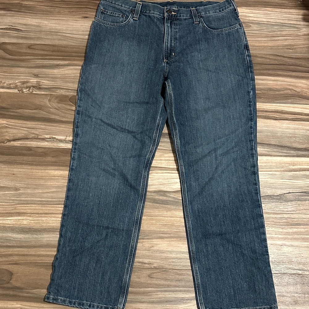 Carhartt Relaxed Fit Jeans Mens Size 38X32 Blue 14806